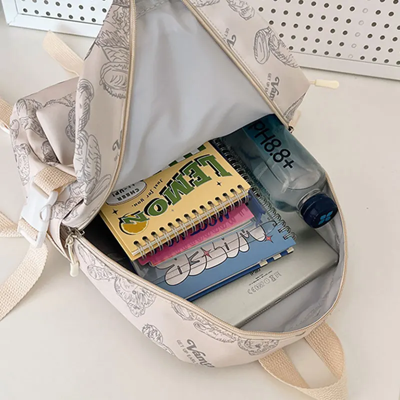 Plecak z zabawnym nadrukiem misia dla dorosłych - miejski plecak podróżny i dojazdowy (unisex retro kreskówkowy plecak)