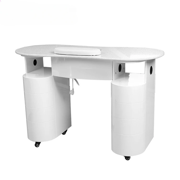 Good Quality Beauty Nail Salon Equipment  Marble Top Manicure Table