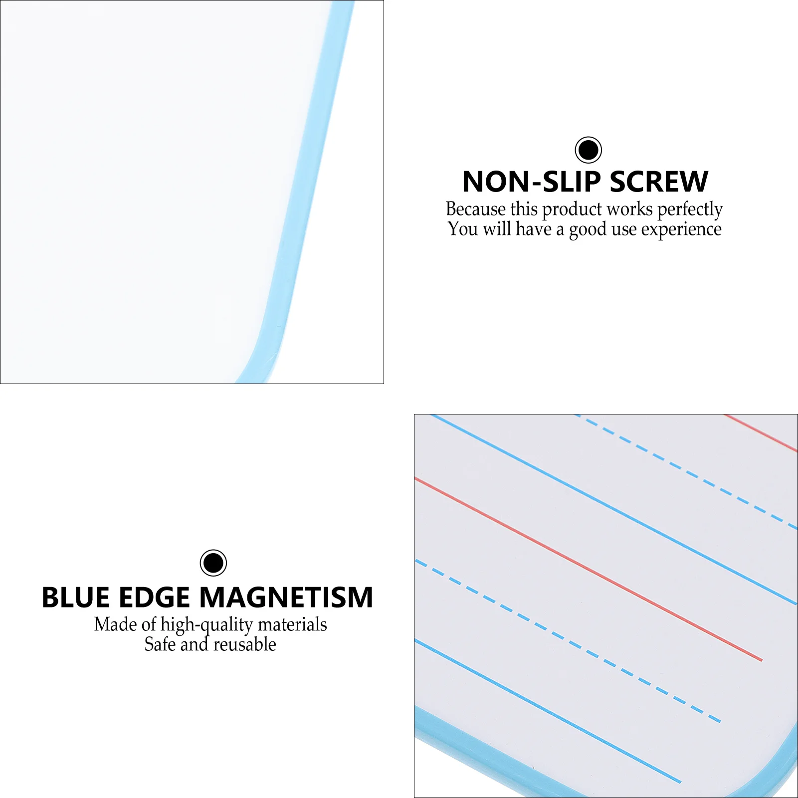 

Magnetic Drawing Board for Kids English Learning Graffiti A4 Dual Side Whiteboard