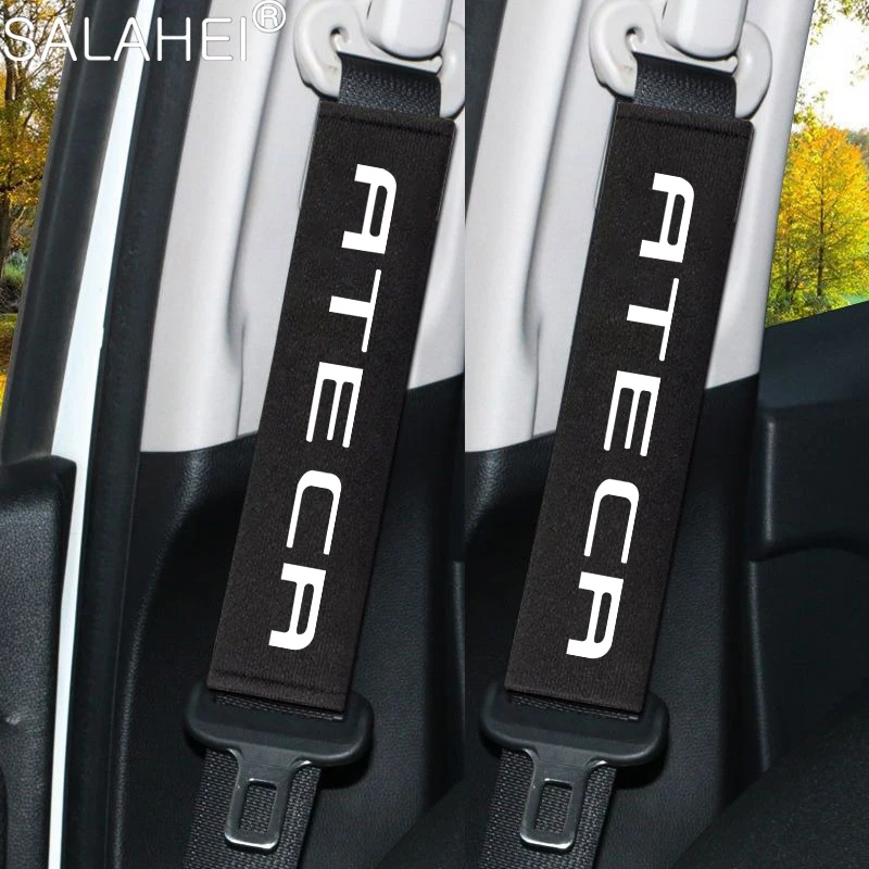 High Fashion For Seat Ateca Car Headrest Covers Neck Pillow A Pair Of Seat Belt Shoulder Protector Auto Interior Accessories