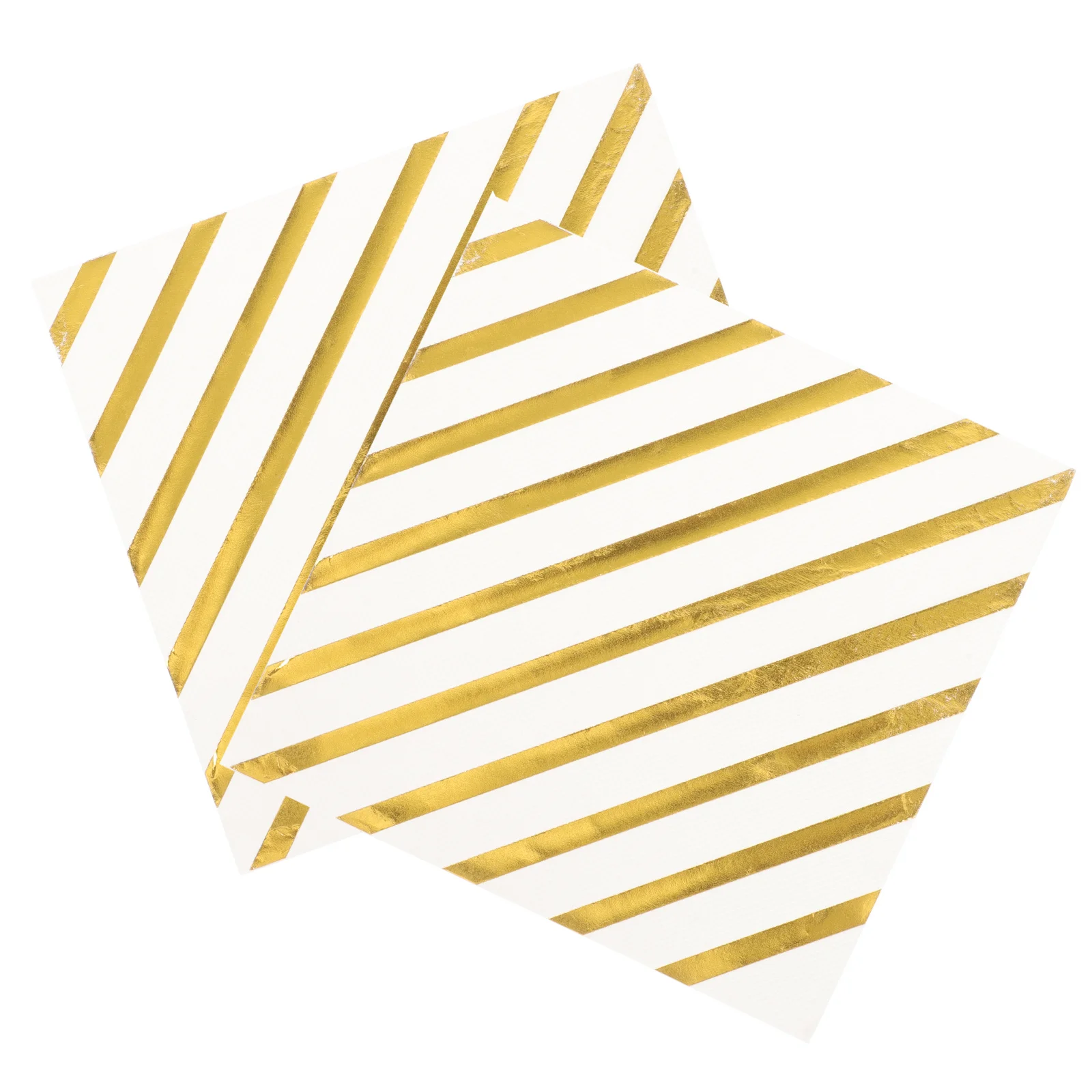 

40 Sheets Gold Foil Napkin Tissue Paper Durable for Wedding Banquet Party Dinner Cocktail Dessert Accessories Paper Napkin