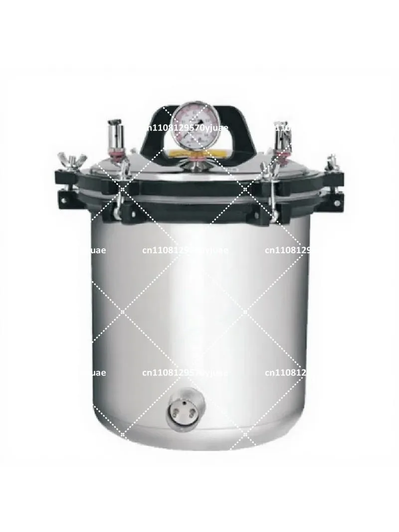 Small Sterilizer High Pressure Steam Disinfection Pot Portable Lab Equipment