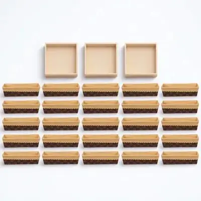 

25Pcs Toast Baking Pans Reusable Loaf Molds High Temperature Resistance Ideal for Afternoon Tea Festive Celebrations Kitchen