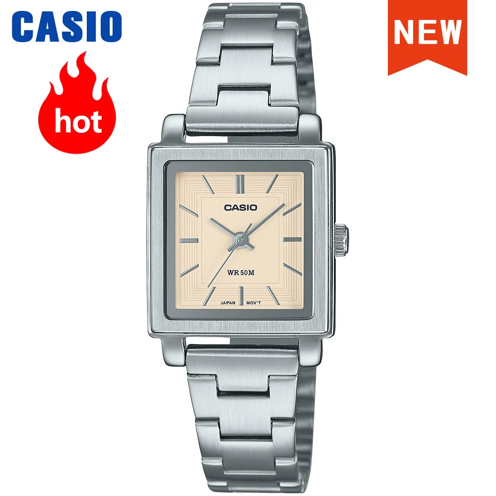 Casio-reloj de pulsera de cuarzo para mujer, conjunto de relojes de lujo, resistente al agua, luminoso, deportivo