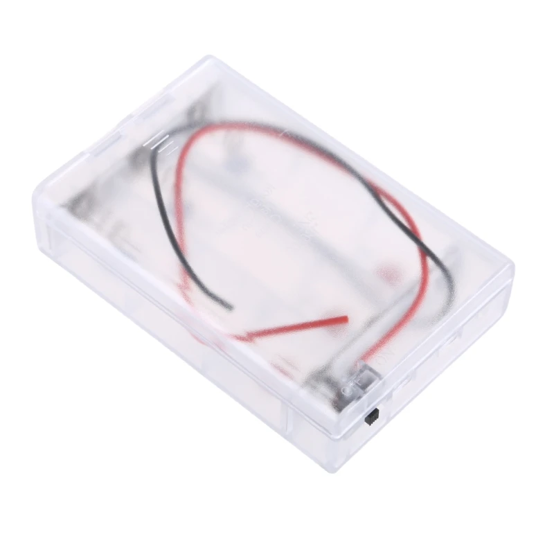 Portable 18650 Battery Enclosure 3 Parallel Circuit with Switches for LED Light