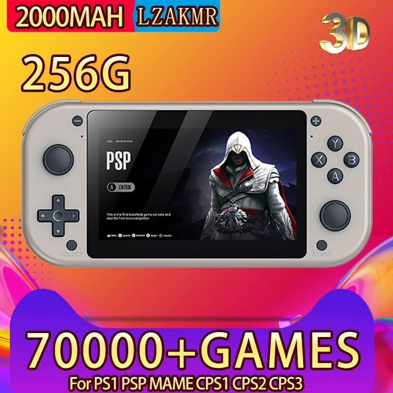 Endless Entertainment at Your Fingertips! NEW M17 Portable Pocket Video Player 256G 70000+Games EmuELEC 25 emulators For PS1 PSP