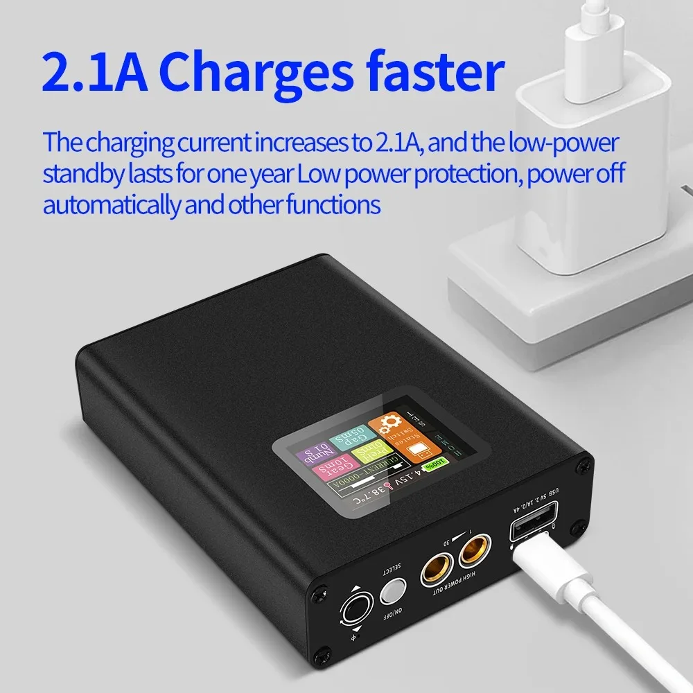 ‌Portable 18650 Lithium Battery Spot Welder Kit with 30-Speed Adjustable Digital Color Display‌