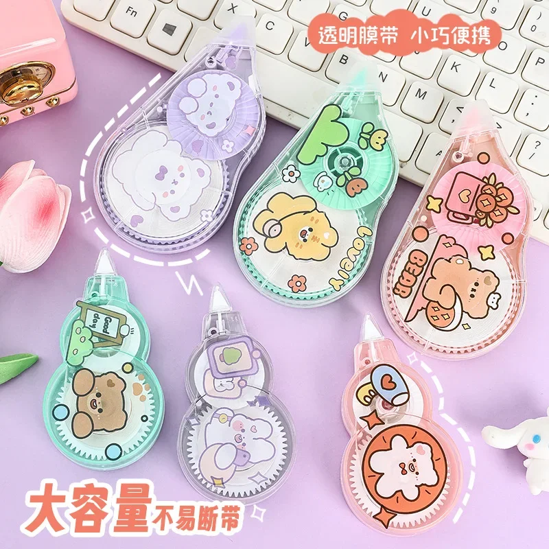 Macaron Color Cartoon Large-capacity Correction Tape For Student Stationery Special Correction Tape With Cute Stickers