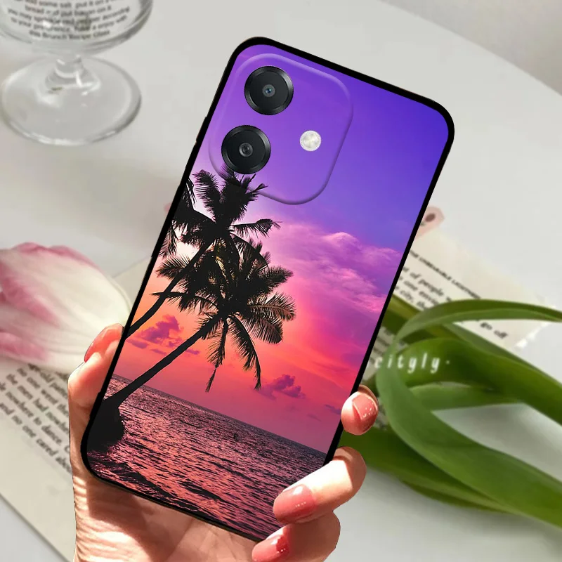 For Oppo A60 5G Case OppoA3 CPH2683 Fashion Shockproof Phone Protective Cover For Oppo A3 5G Silicone Soft TPU Coque Fundas