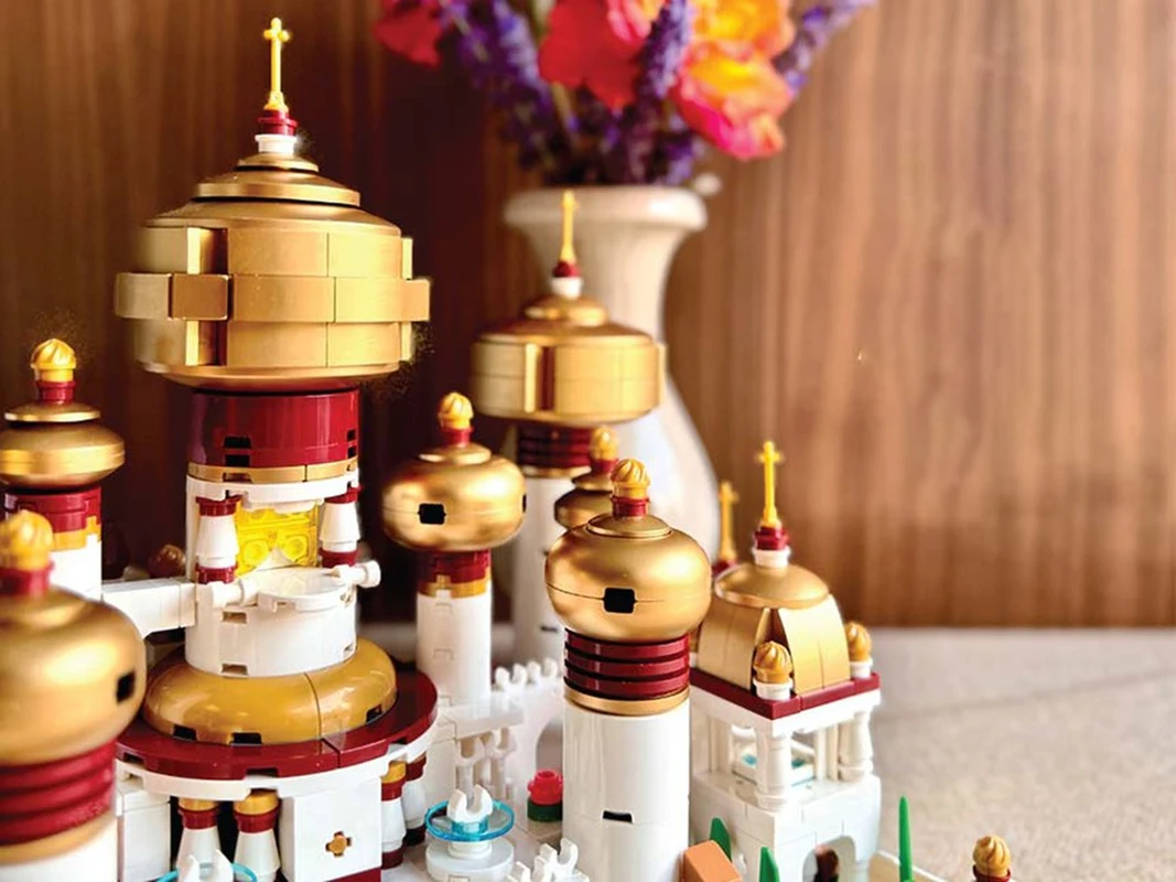 絶妙な新製品 MOC ブロックモデル 神灯 アグラバ ミニ宮殿 テクノロジー モジュール式 子供のおもちゃ DIY 組み立てセット