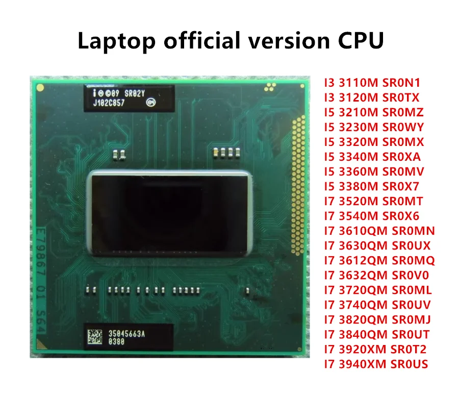 I3-3110M I5-3210M 3…