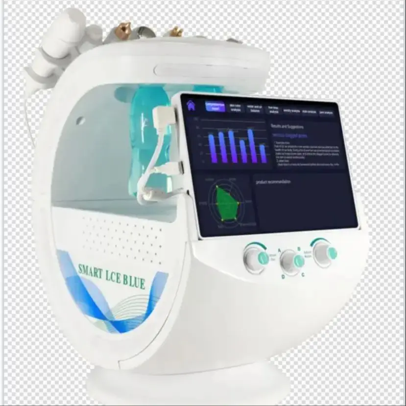 Smart Ice Blue Plus Skin Detection & Care Beauty Device Combined Therapy Skin Rejuvenation and Delicate Collagen Remodeling