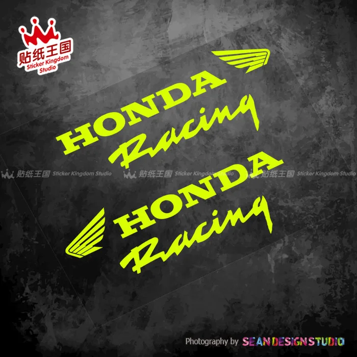 1 pair For Honda Racing CBR1000RR CBR600RR CBR650R CBR500R XADV750 CRF1100L CB1000R motor bike Reflective Decals Stickers 05