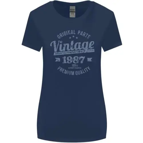 

Vintage Year 37th Birthday 1987 Womens Wider Cut T-Shirt