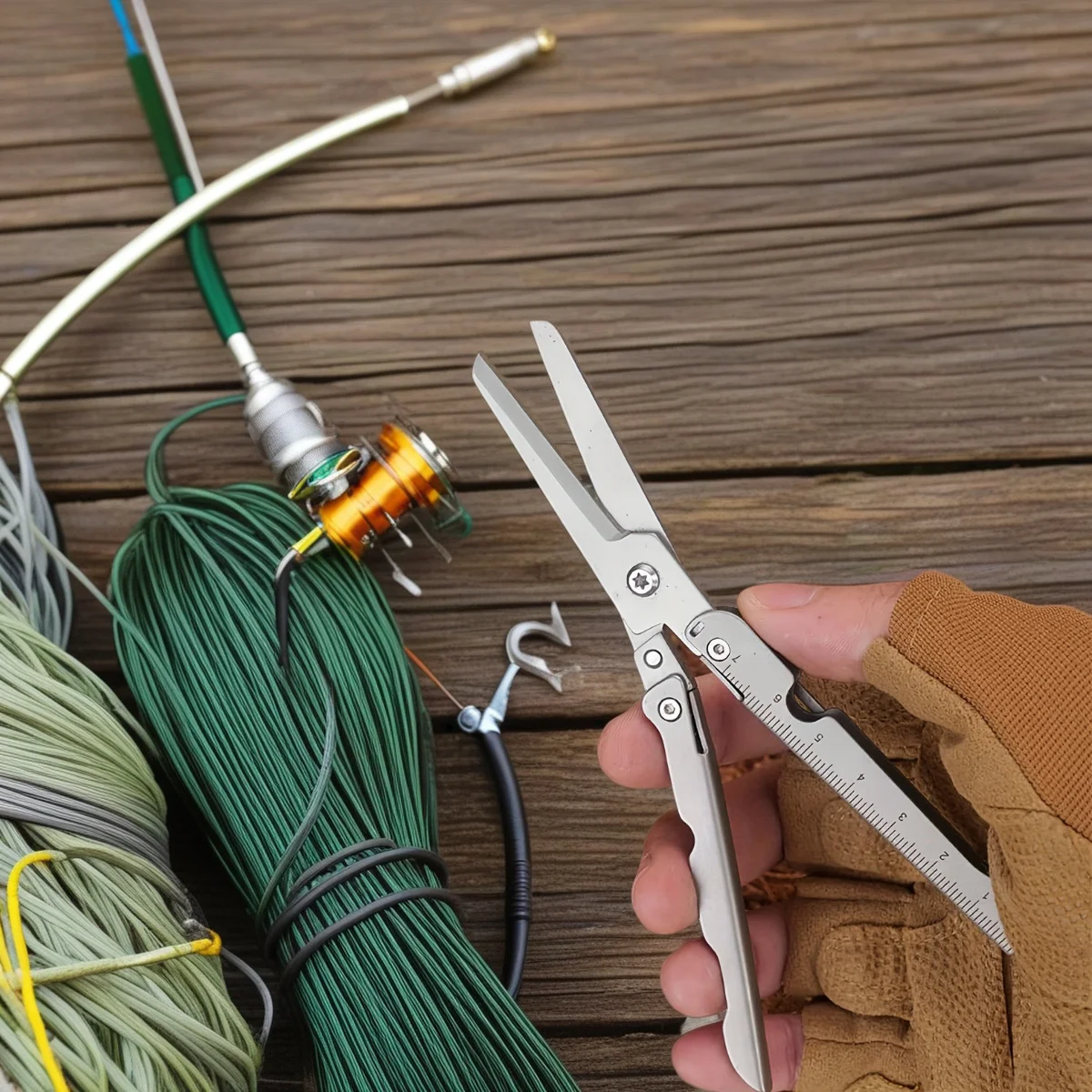 新しいモール戦術折りたたみはさみポータブル軽量家庭用屋外狩猟 - Outdoor Hunting News のレビューと価格