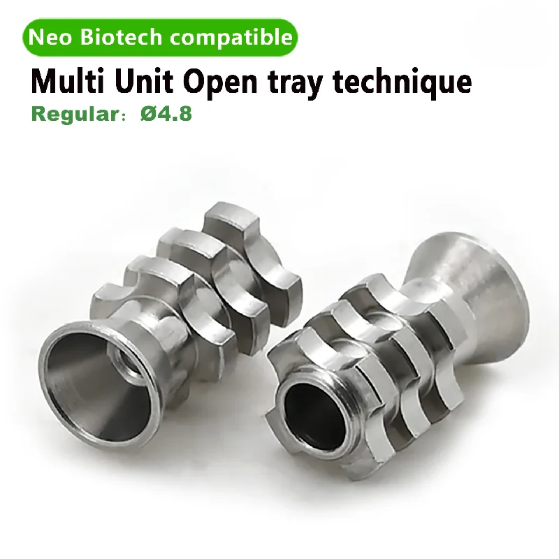 For Neo Biotech Multi-Unit Impression Coping Open Tray Pick-Up Titanium Internal Hex Lab Transfer Parts Dental Tool