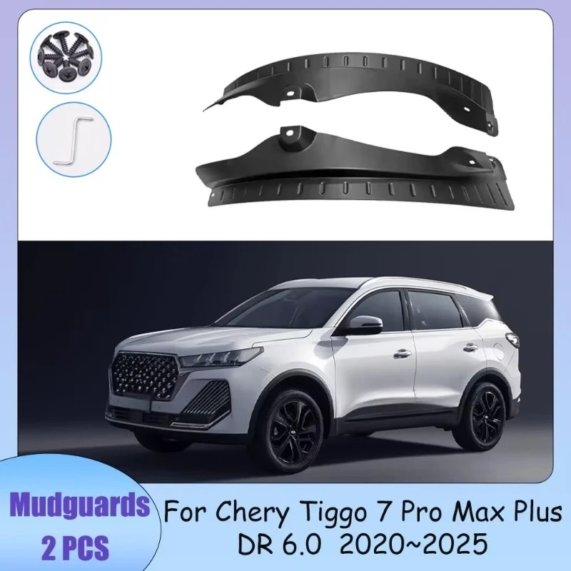 Für Chery Tiggo 7 Pro Max Plus DR 6.0 2020~2025 2 Stück Auto-Schmutzfänger-Innenschutz, Spritzschutz für die Hinterräder, Zubehör
