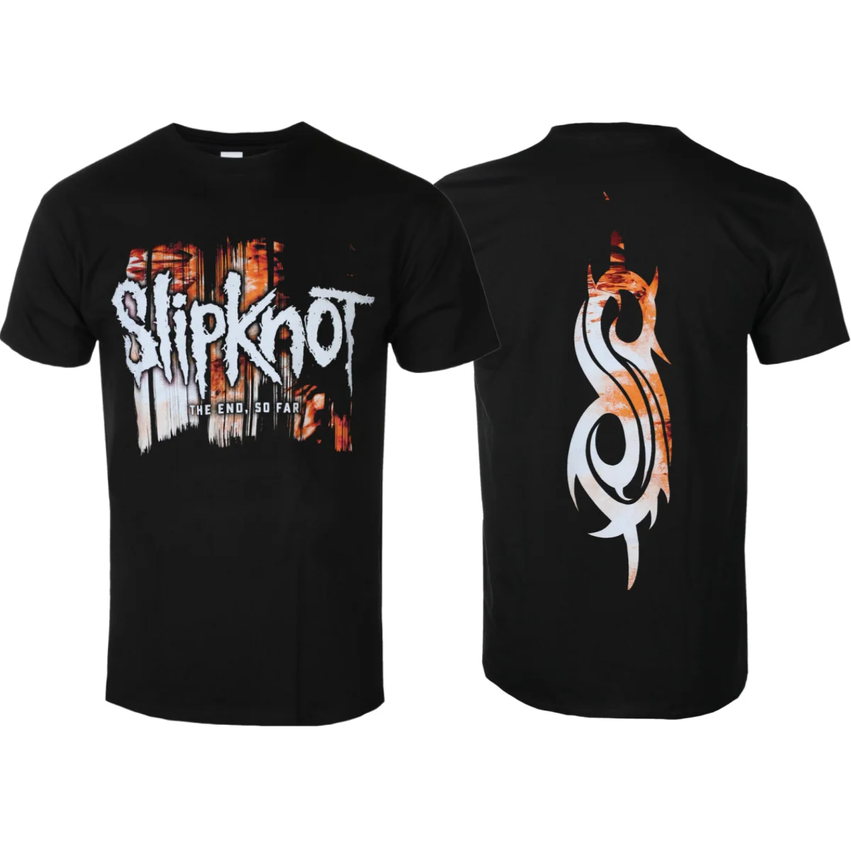 Slipknot The End So Far Art Pattern Metal Band T-shirt - Casual Trendy Style Cotton T-shirt Suitable for Both Men and Women