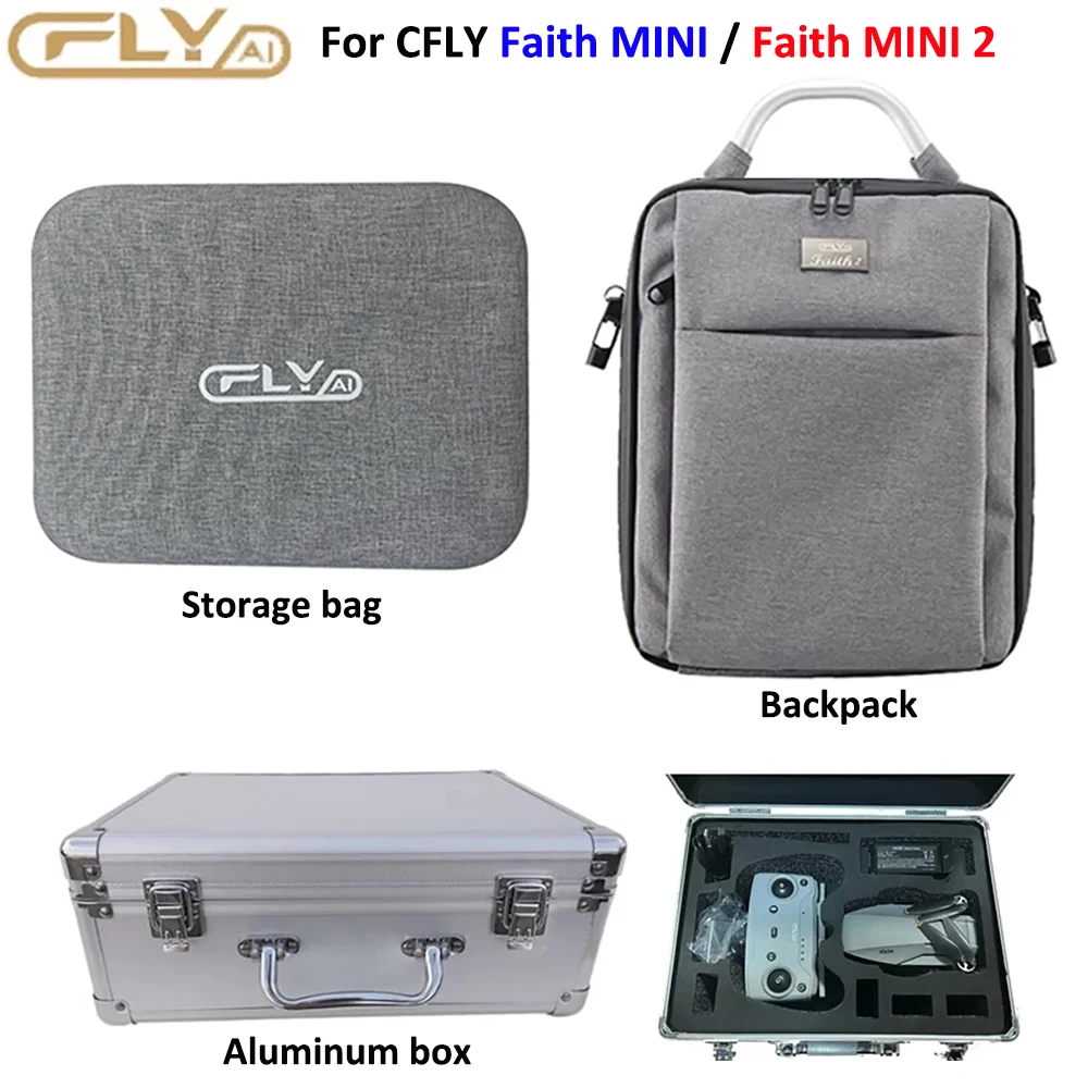 

CFLY Faith Mini / Faith Mini 2 Drone Storage bag Backpack Aluminum box For Faith Mini RC Quadcopter Spare Parts Accessories