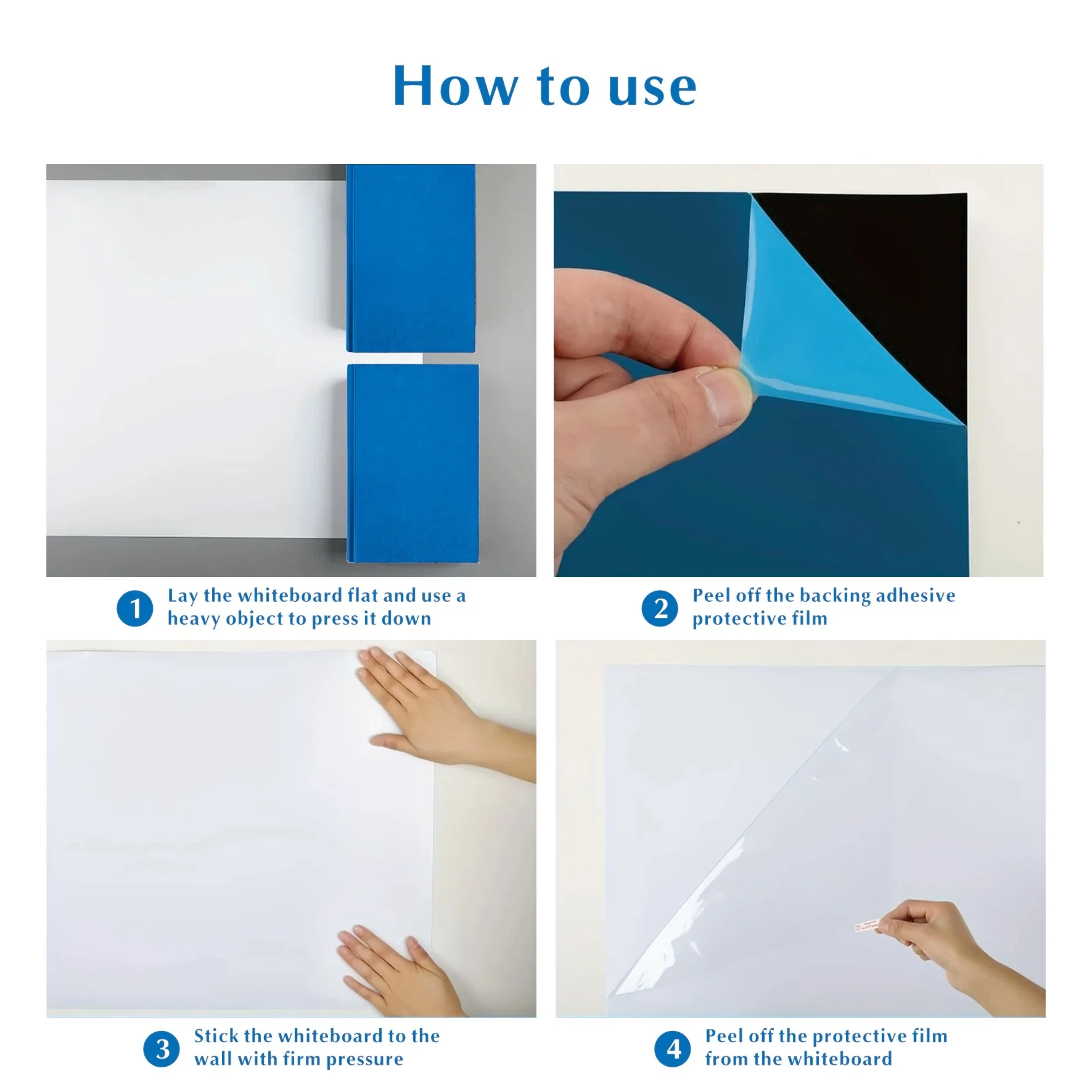 ملصق سبورة بيضاء مغناطيسي قابل للمسح، سبورة بيضاء جدارية ذاتية اللصق، مناسبة لموسم العودة إلى المدرسة، استخدام مكتب الفصول الدراسية #5