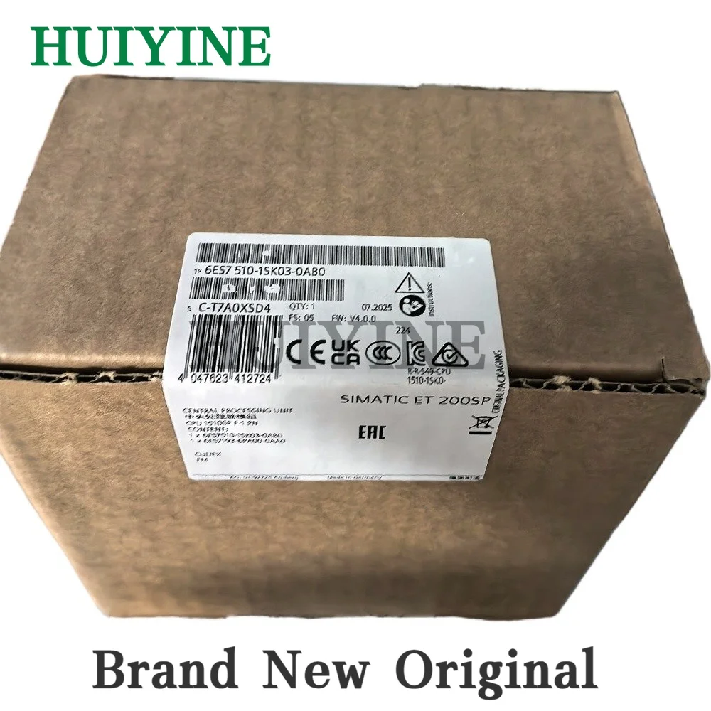New Original 6ES7510-1SK03-0AB0 6ES7 510-1SK03-0AB0 SIMATIC DP CPU 1510SP F-1 Module