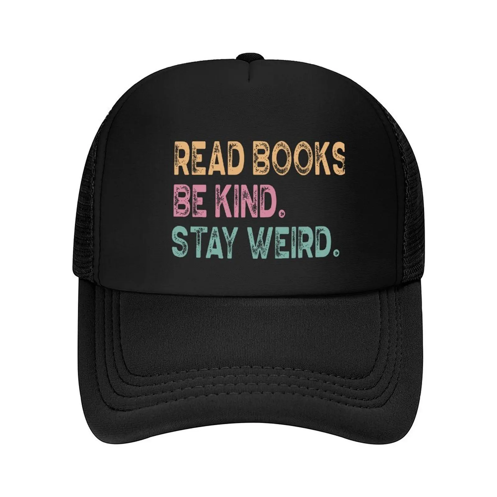 

Read Books Be Kind Stay Weird Librarian Reader Teacher Book Lover Baseball Cap hats on offer Golf Cap For Women Men's