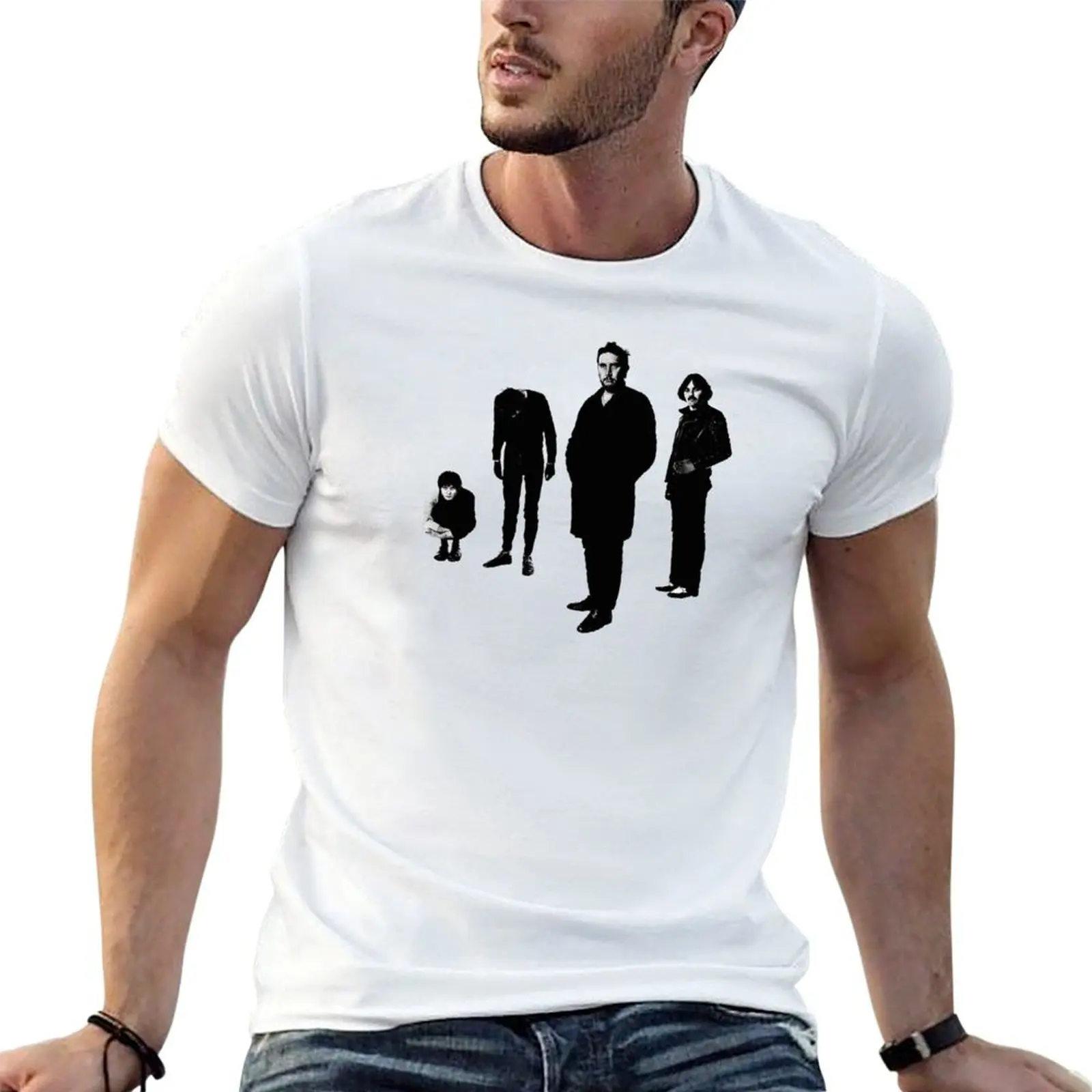 B&W T-Shirt Sports Basic Short Sleeve T-Shirt