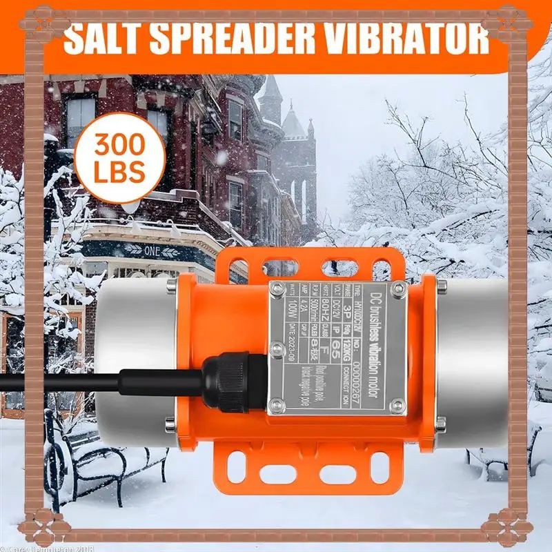 

24-Hour Delivery Vibration Motor For Salt Sand Applicator And Concrete Mixer 5000Rpm 100W DC12V Aluminum Housing Concrete Vibrat