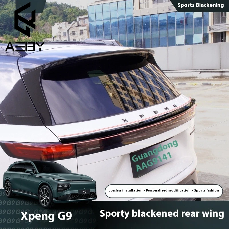 Auto Mitte, Schwanz, Fester Wind, Obenflügel Für XPENG G9 2022-2025 Non-Punch Sport Modifizierte Außendekoration Zubehör Zubehör