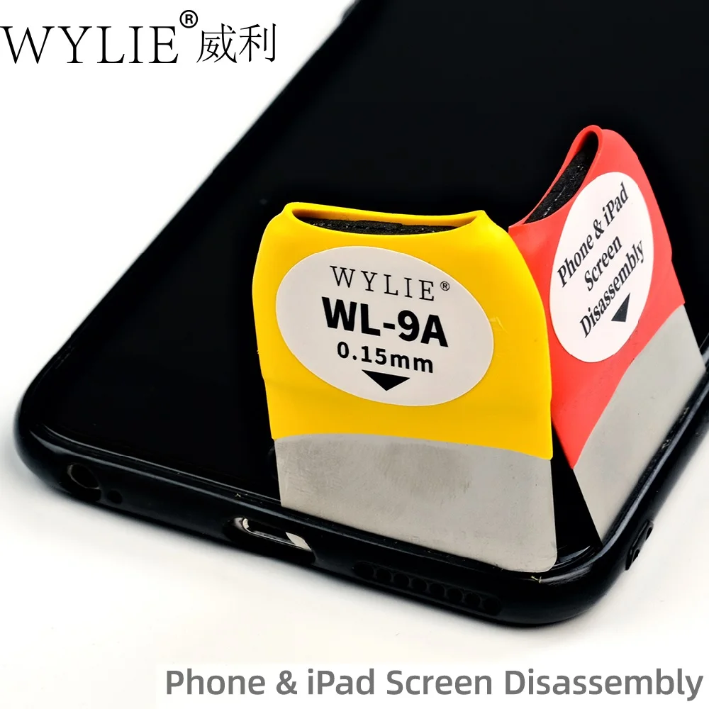 WYLIE WL-9A 0.15㎜/0.18㎜/0.2mm New Quick LCD Screen  Dismantling Blade Pry Peice For IPad IPhone Android Maintenance Color Random