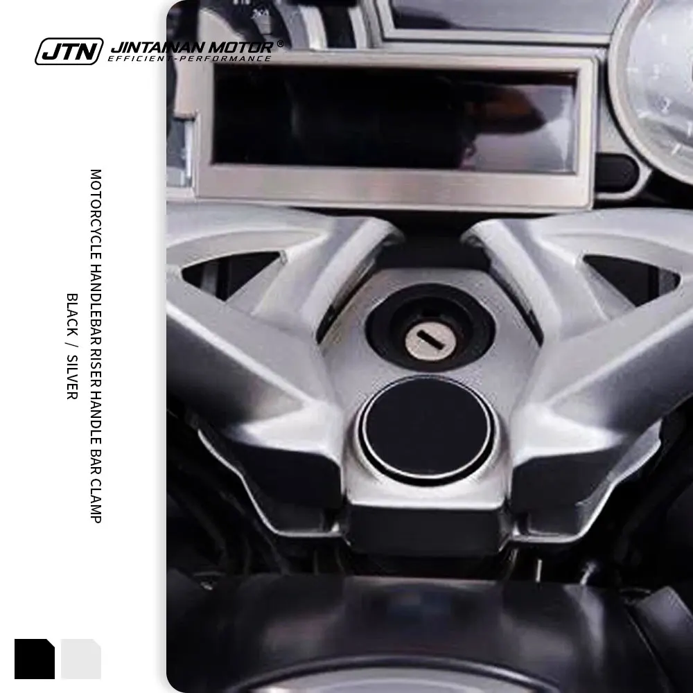 Suporte de Guidão JTN para Motocicletas BMW K1600B K1600GT K1600GTL 2016-2017 - Acessório CNC para Elevação de Guidão