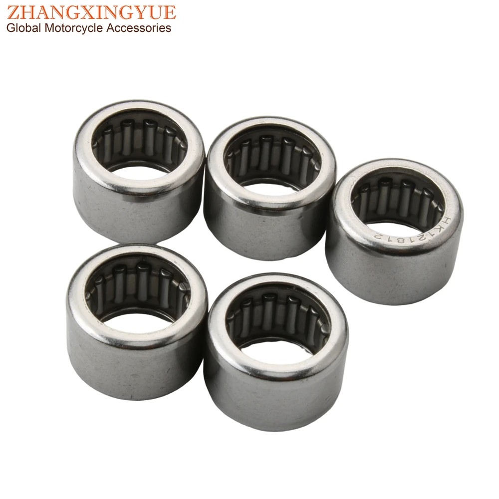 5pc HK121812 Needle Roller Bearing For Gilera Easy Moving 50 Runner Stalker Storm 50cc 224309 12X18X12mm