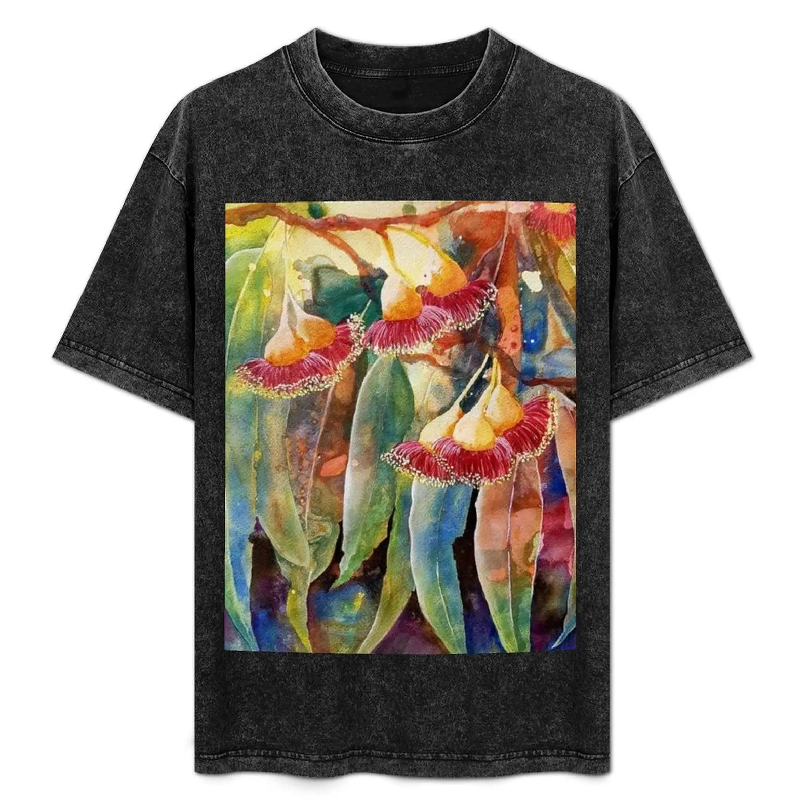 

Deep In The Red Gumblossom Tree T-Shirt oversized t shirt football t shirt plain t shirts men