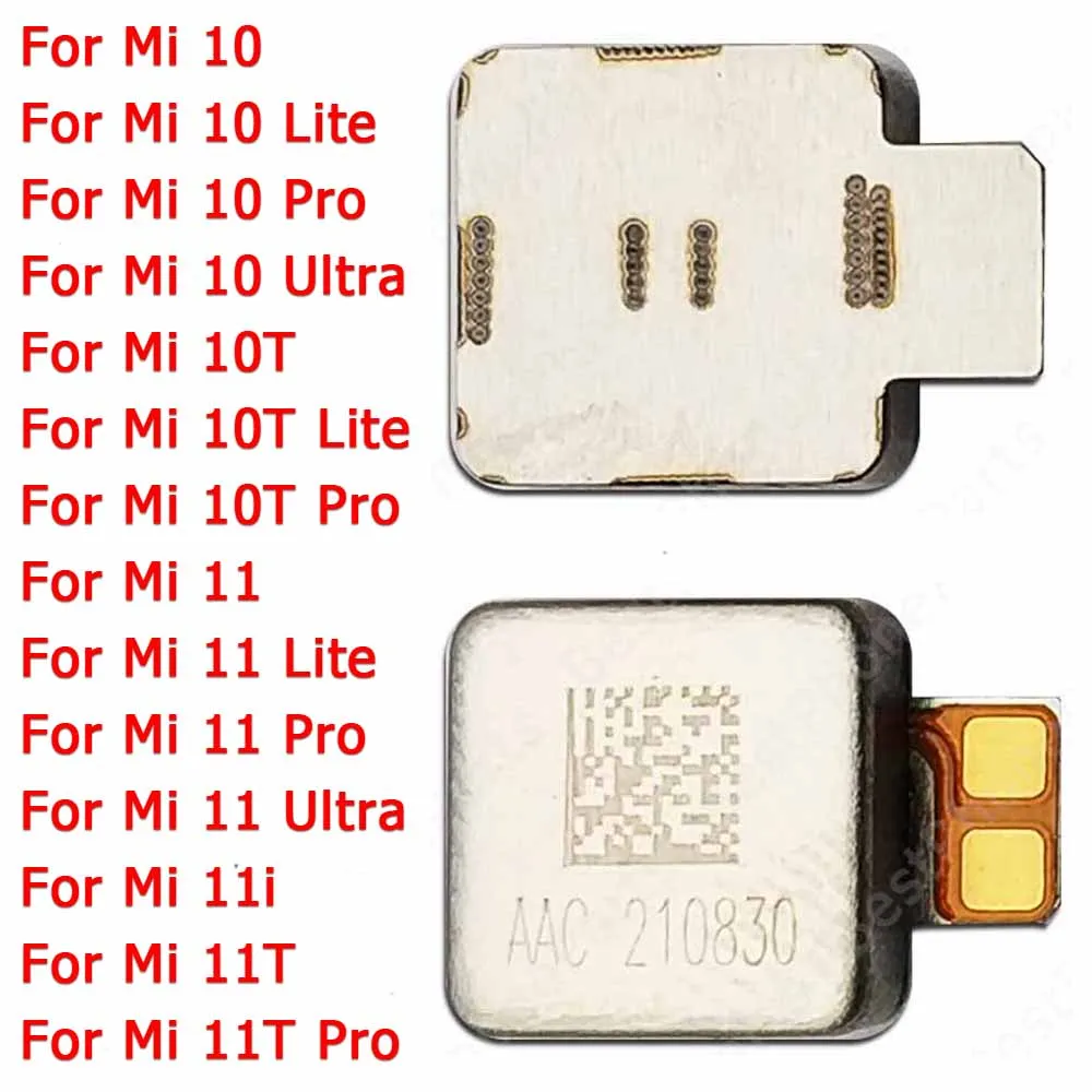 For Xiaomi Mi 10 10T Lite 5G 11 Ultra 11T Pro Spare Parts Flex Cable Mi10 Mi11 Vibration Ringer Vibrator Motor