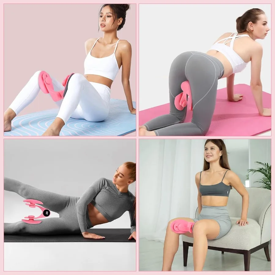 مدرب الحوض للنساء والرجال قابل للتعديل زنبركي مقاوم لتمارين الورك l حبر التمرين لعضلات الفخذ والحوض