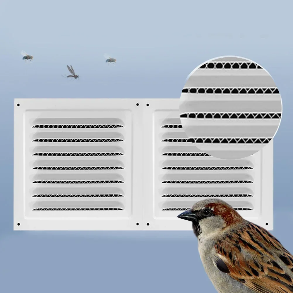 Ventilation Grille With Insect Screen Vent Cover Airflow For HVAC Or Ceiling Versatile Use For Heating, Cooling, And Ventilation