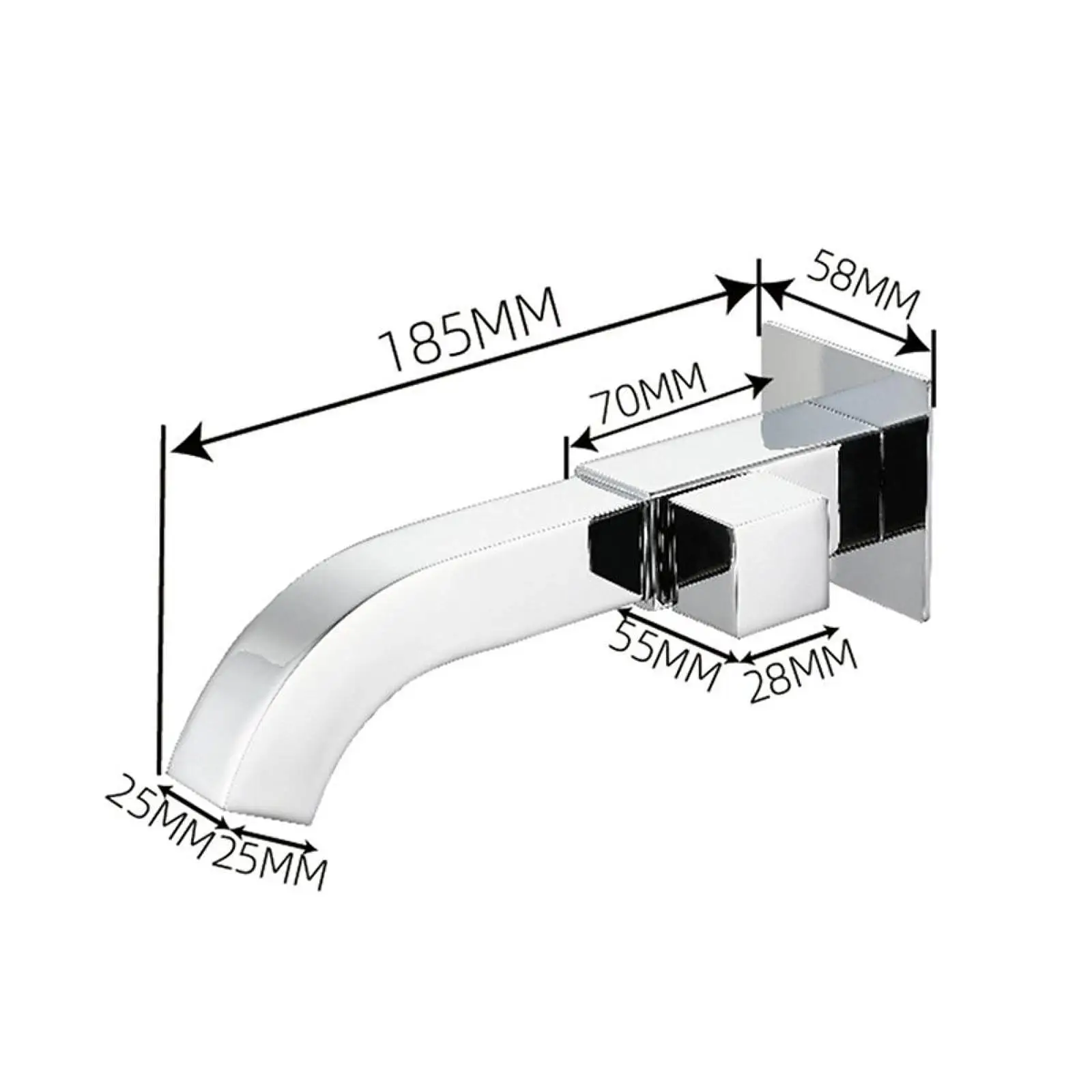 Wall-mounted Washbasin Sink Quick-open Faucet Extended All-copper Luxury Kitchen Hotel Bathroom Washroom