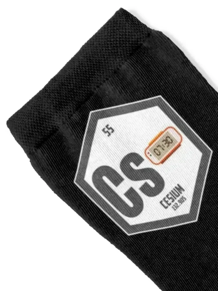 Cesium Chemical Element Periodic Table Gift Socks crazy cotton christmass gift Girl'S Socks Men's