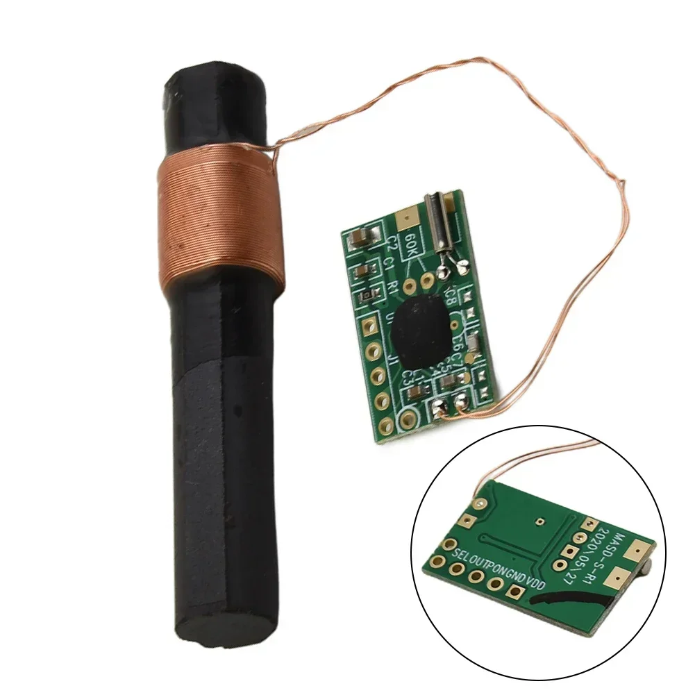 Módulo receptor Módulo de rádio Antena, Radio Clock, DCF, 77.5KHz, frequência única, 22.0x13.5x0.0mm, FR4, DCF-1060N-MAS