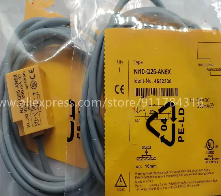

3pcs New High quality Proximity switch NI10-Q25-AN6X NI10-Q25-AP6X NI10-Q25-AD4X NI10-Q25-RN6X NI10-Q25-RP6X NI5-Q18-AP6X