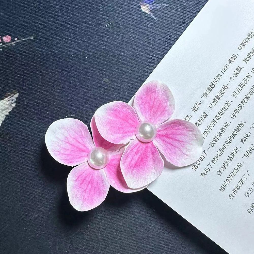 2 قطعة/المجموعة محاكاة زهرة الأوركيد مشبك شعر أنيق اللؤلؤ القماش السحلية دبوس الشعر زهرة الأوركيد منقار البط كليب فتاة أغطية الرأس الشاطئ