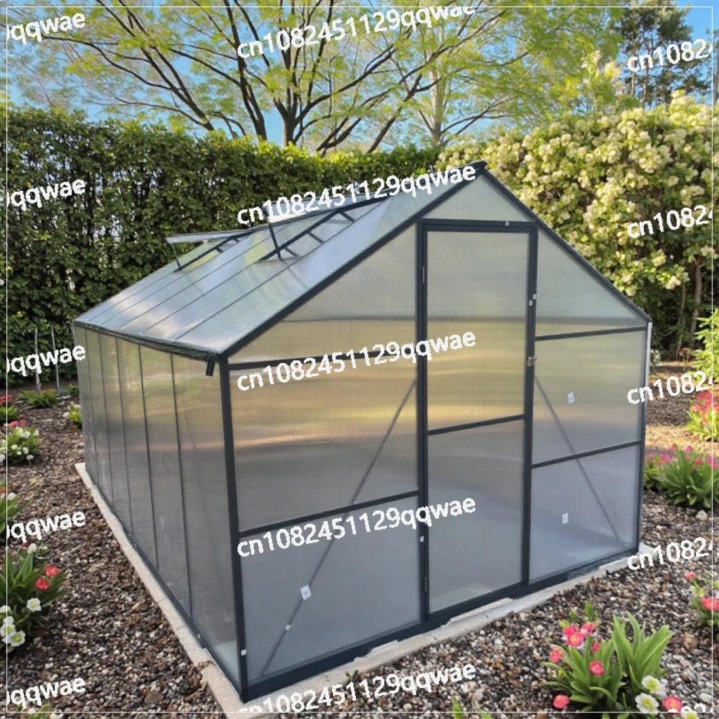 Large DIY Aluminium Polycarbon - огляд і ціна Polycarbonate Greenhouse Aluminum Frame
