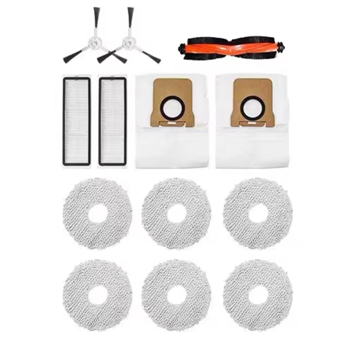 For XIAOMI Mijia Omni 1S B101CN B116 X10+ Accesories Main Side Brush Hepa Filter Mop Dust Bag Parts