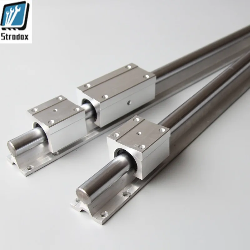 

Customized Cylindrical Aluminum Support Straight Line SBR10~SBR50 Model 1 Meter Rail Roller Woodworking Slide