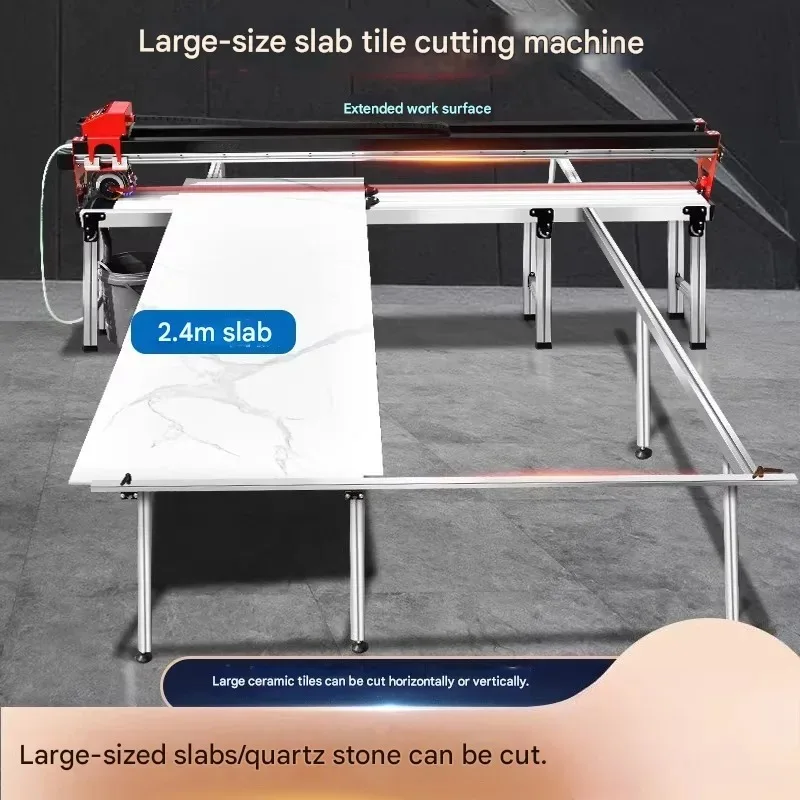 

【Best-selling】All In One Automatic Tile Cutter Machine With Manual Push Cutter For Marble Sl Wood 45 Degree Chamfering Water Je