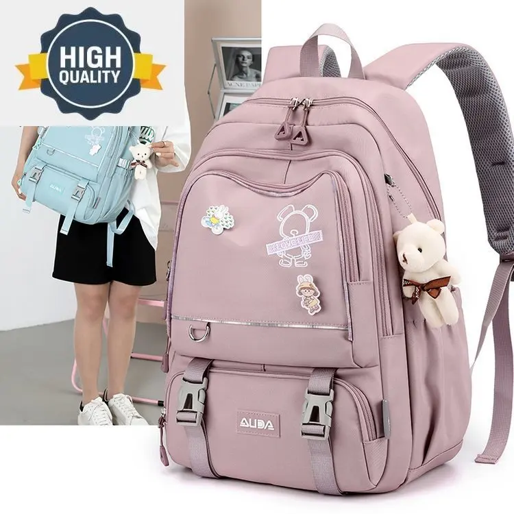 

bags children school For girls large Schoolbag Kawaii Primary book bag backpack kids Waterproof Travel Rucksack