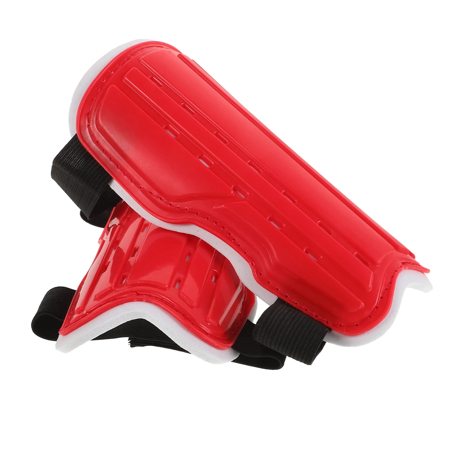 

Soccer Shin Guards Lightweight Ergonomic for Youth Blue Shinguards Ventilation Straps Kids Small Protective Equipment