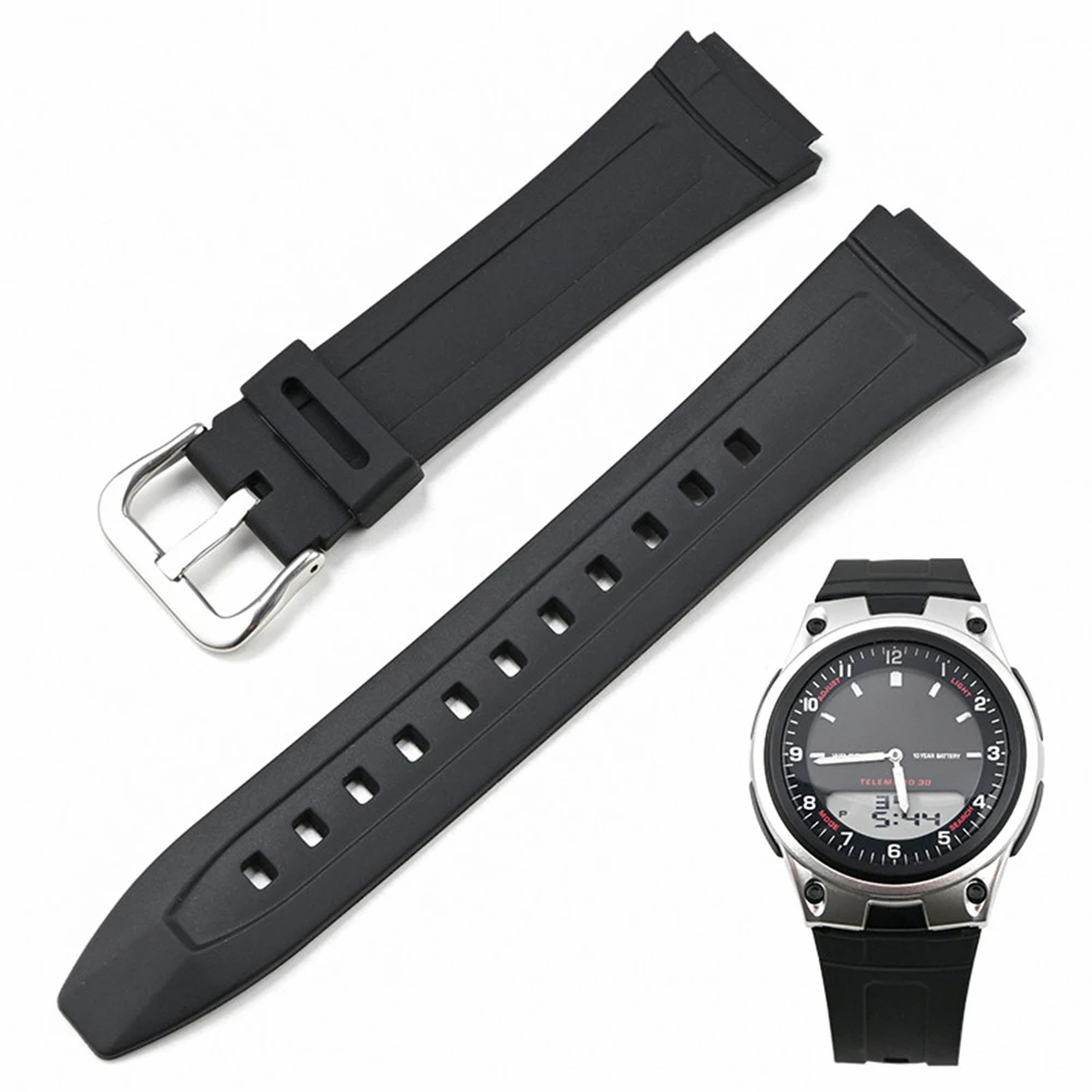 Watchband For AW-80 AW-82 Strap Wrist Premium TPU Watch band accessories Comes with pin tool