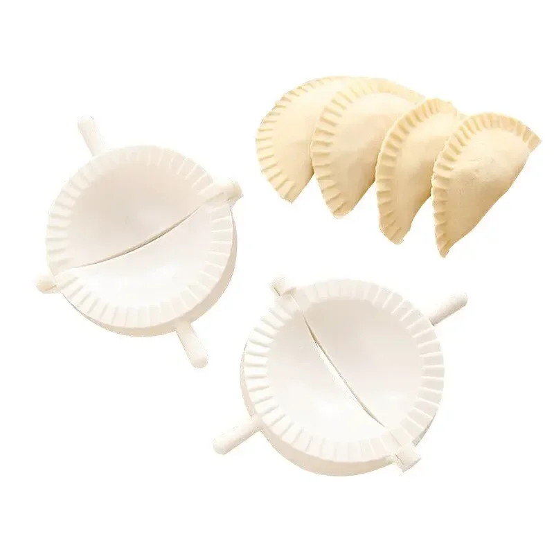 7-9cm Plastic Dumpling Tools Simple DIY Dumpling Molds Dough Press Mold Cooking Pastry Chinese Food Dumplings Maker Kitchen Tool