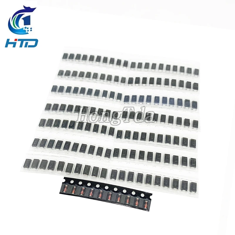 SMD Fast Switching Schottky Diode Assorted Kit Set M1 M4 M7 S1M S2M S3M SS14 SS16 SS24 SS26 SS34 SS36 RS1M US1M LL4148